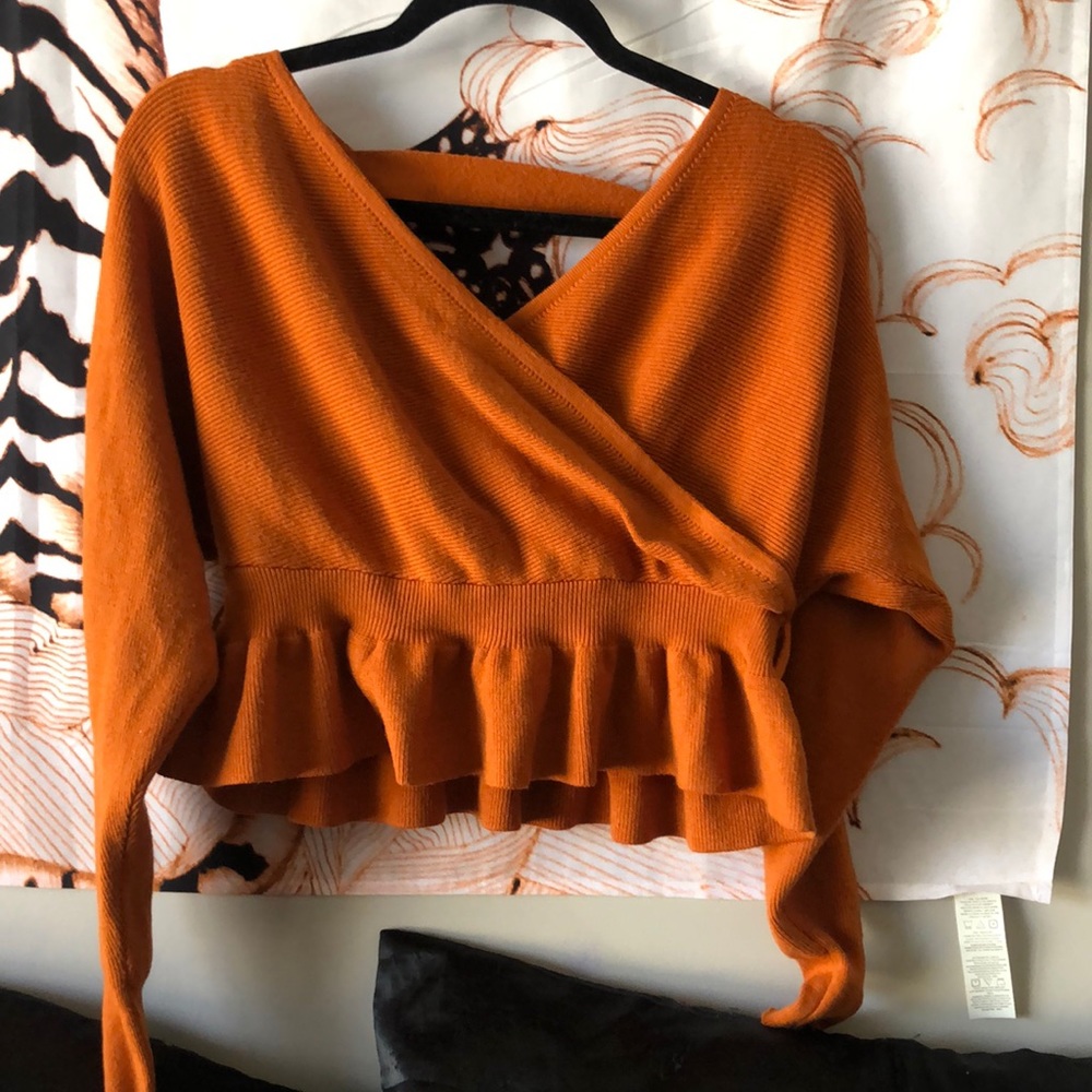Ruffle sweater